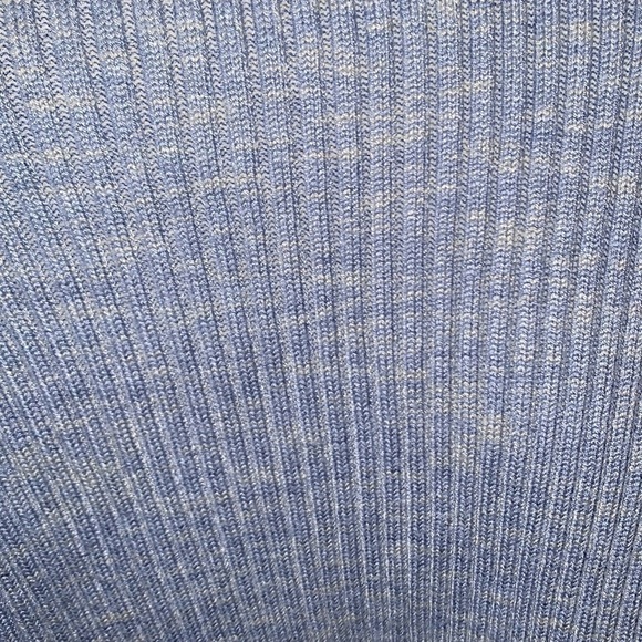 Abercrombie & Fitch Elevated Knit Halter Mini Dress  Blue Pattern M new - Picture 9 of 13